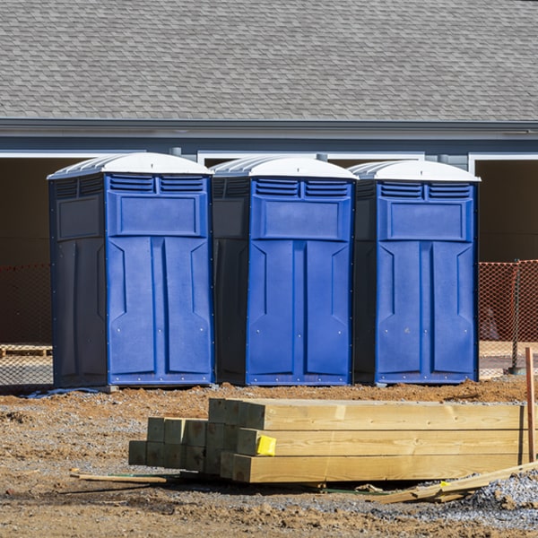 how do you ensure the portable toilets are secure and safe from vandalism during an event in South Glastonbury Montana